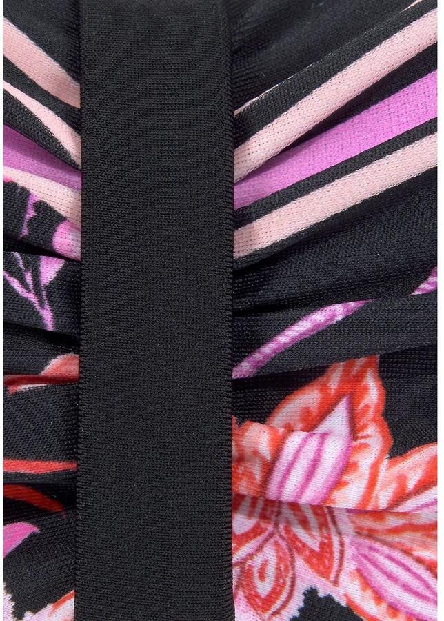 Lascana Beugelbikinitop in bandeaumodel Bohemian met geplaatste strepen - Foto 3