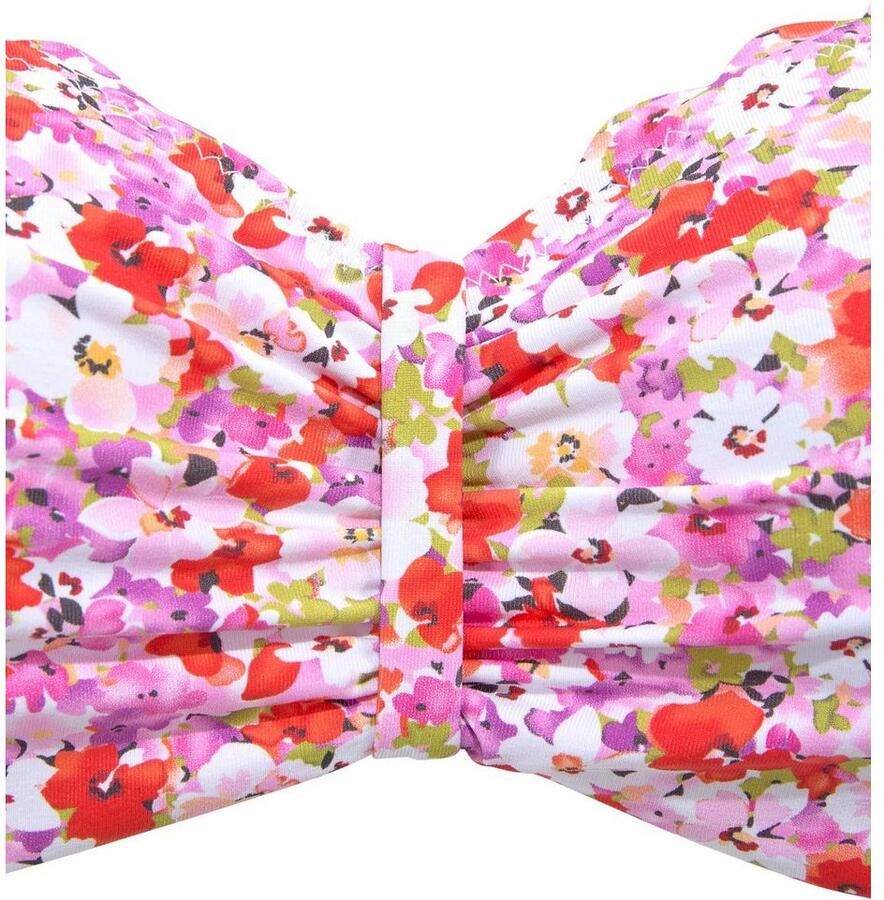 Lascana Beugelbikinitop in bandeaumodel Jasmijn in bloemenprint