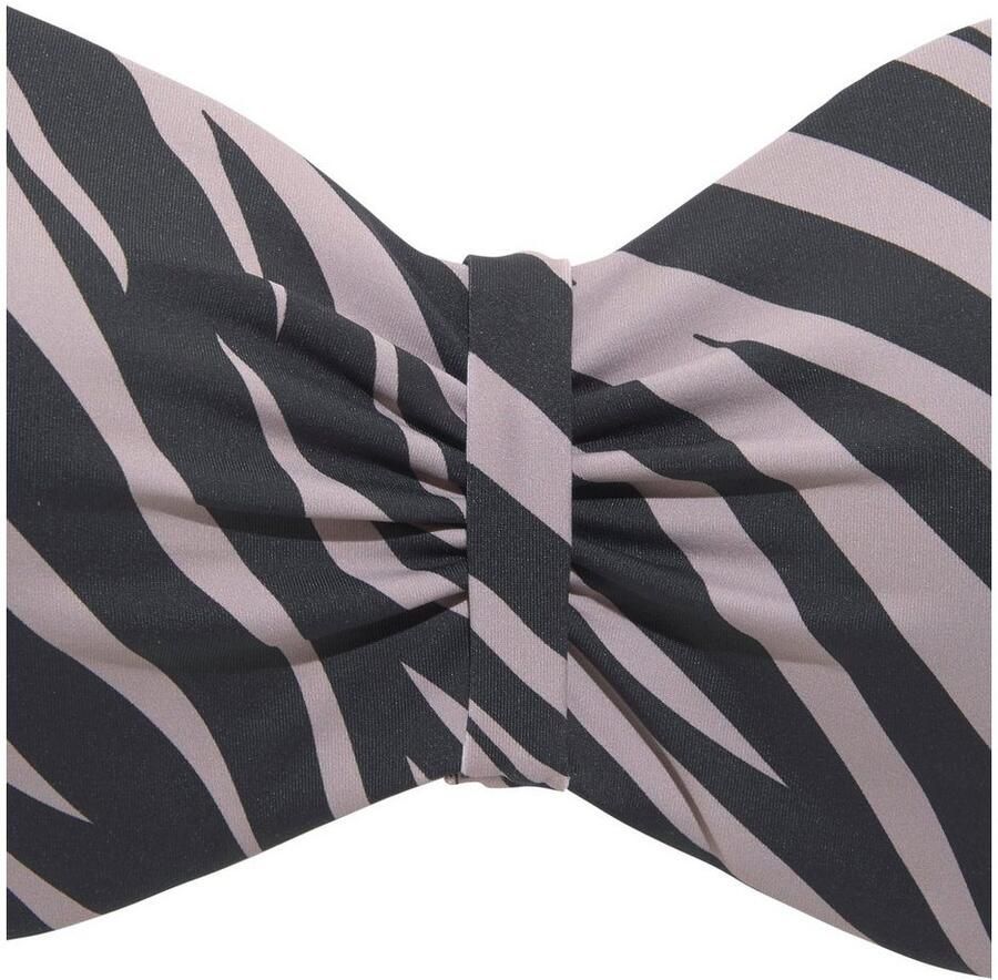 Lascana Beugelbikinitop in bandeaumodel Kaa met animaldesign