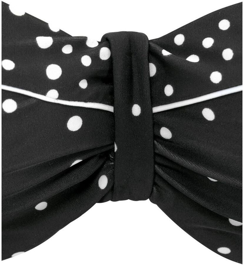 Lascana Beugelbikinitop in bandeaumodel LEONA met stippenprint