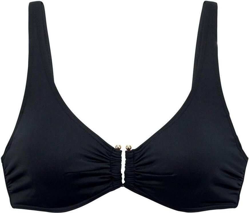 Lascana Beugelbikinitop Italy met goudkleurige accessoire - Foto 2