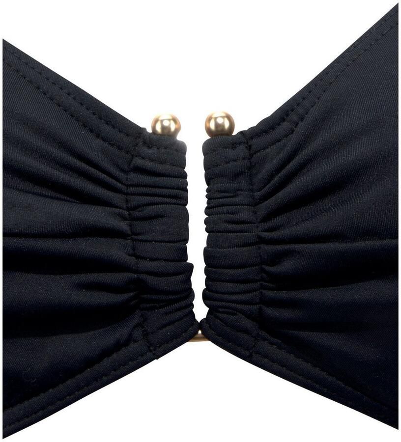 Lascana Beugelbikinitop Italy met goudkleurige accessoire