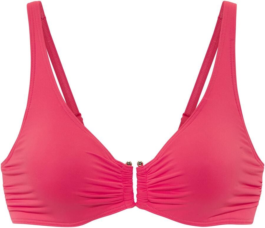 Lascana Beugelbikinitop Italy met goudkleurige accessoire - Foto 3