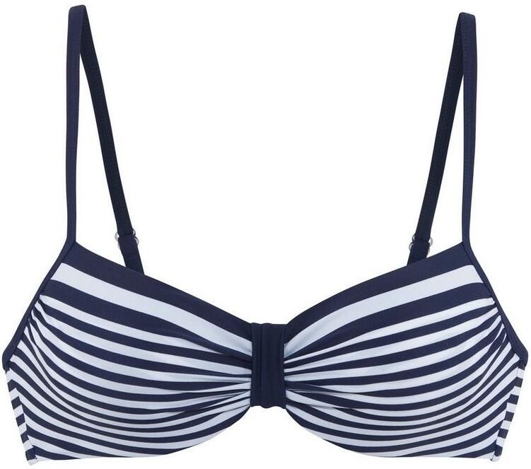 Lascana Beugelbikinitop Myst met geplaatst streepdesign - Foto 5