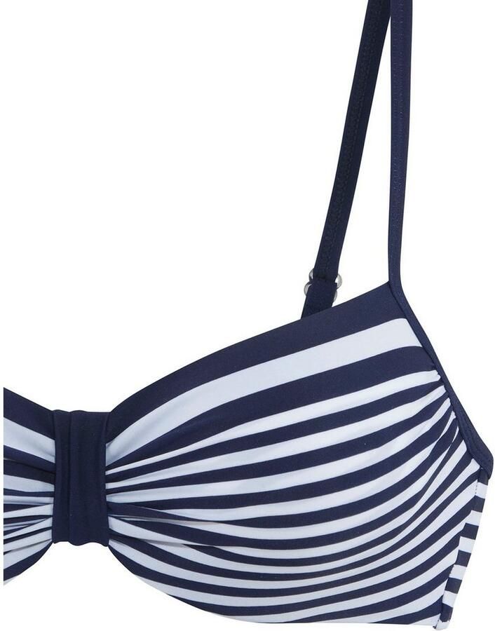 Lascana Beugelbikinitop Myst met geplaatst streepdesign
