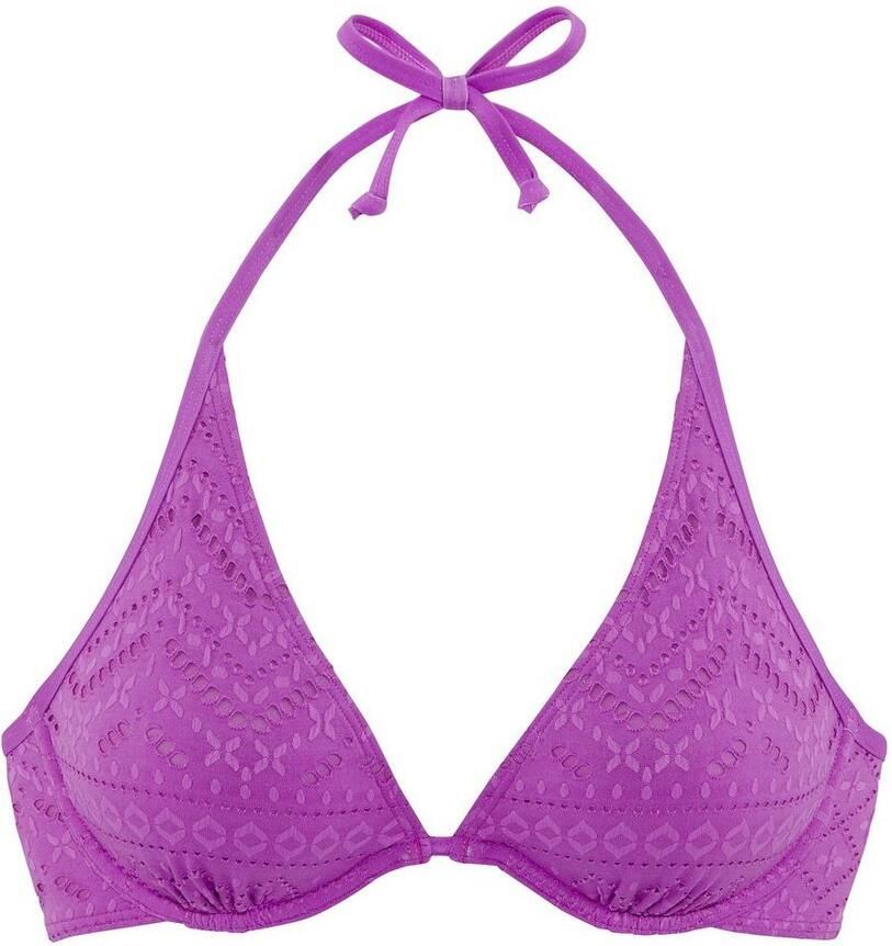 Lascana Beugelbikinitop Omara met broderie anglaise