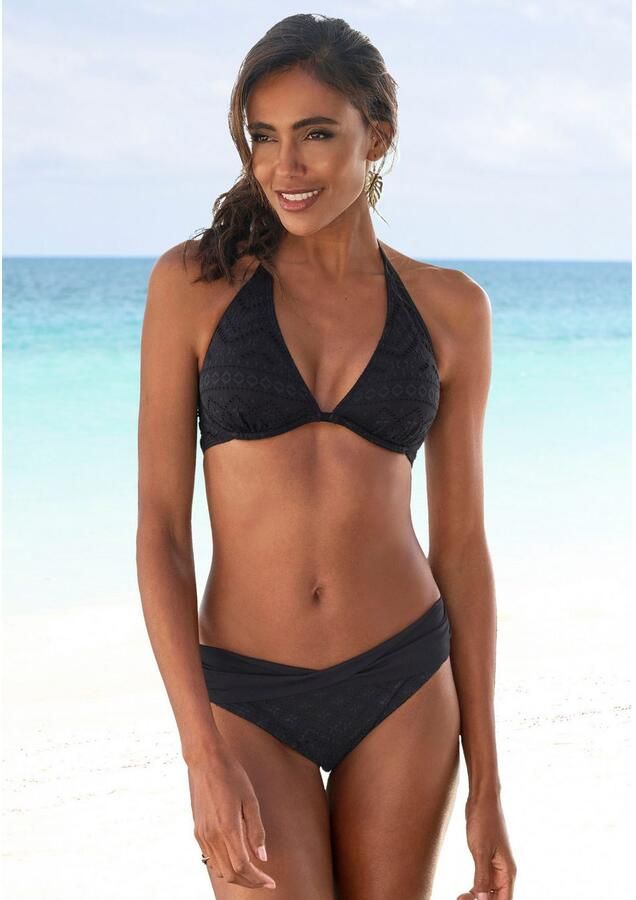 Lascana Beugelbikinitop Omara met broderie anglaise - Foto 4