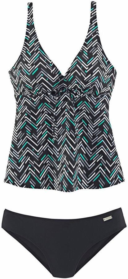 Lascana Beugeltankini met kartelmotief - Foto 3