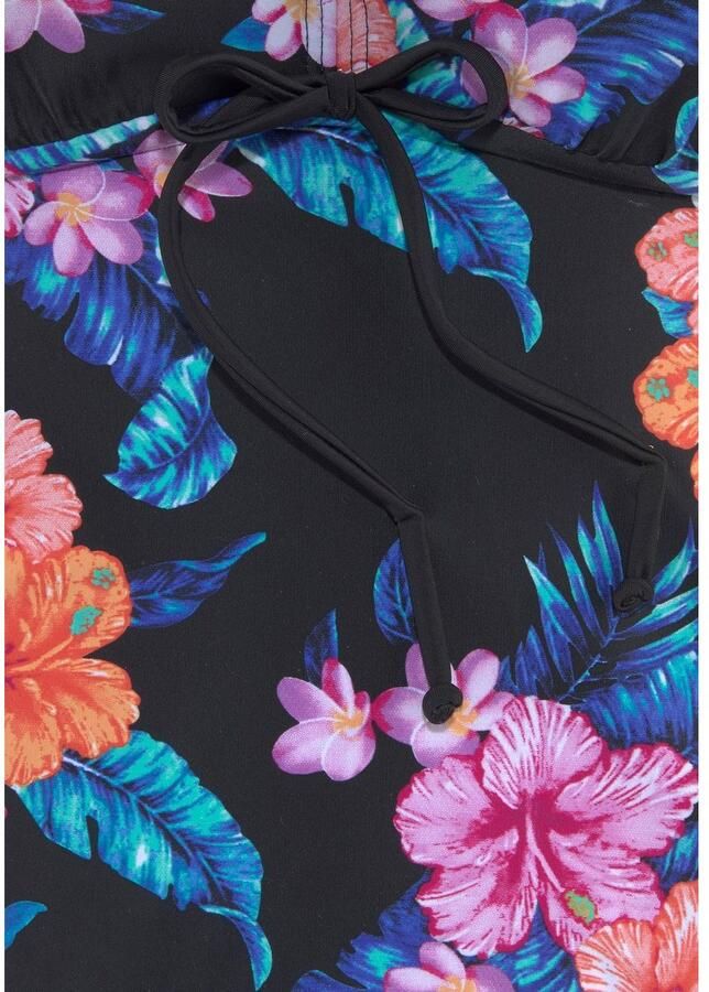 Lascana Beugeltankini met tropische bloemenprint