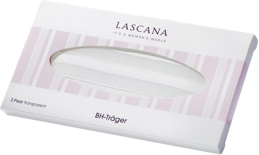 Lascana Bh-bandjes Bandbreedte 1 cm transparant om te vervangen (2 paar)