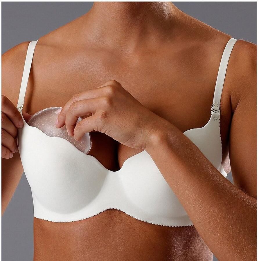 Lascana Bh-inlay's transparant met lichte glitter - Foto 3