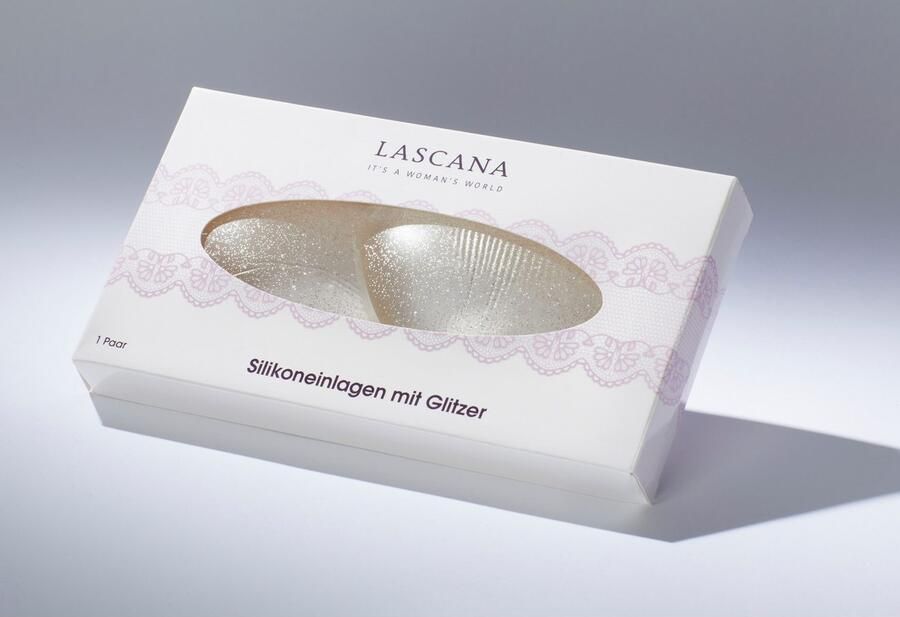 Lascana Bh-inlay's transparant met lichte glitter - Foto 2