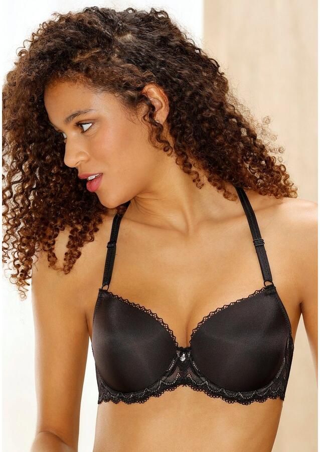 Lascana Bh met halterbandjes met decoratieve kanten achterkant en comfortabele nekbandjes sexy ondergoed - Foto 3