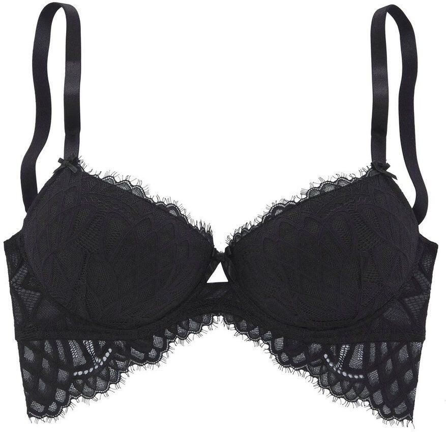 Lascana Bh met steuncups Cara van filigraan kant deels gemaakt van gerecycled materiaal sexy lingerie - Foto 5