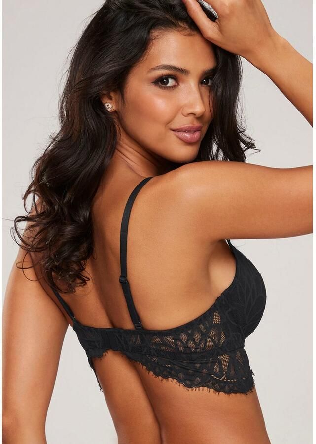 Lascana Bh met steuncups Cara van filigraan kant deels gemaakt van gerecycled materiaal sexy lingerie