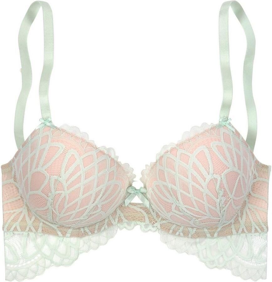 Lascana Bh met steuncups Cara van filigraan kant deels gemaakt van gerecycled materiaal sexy lingerie - Foto 4