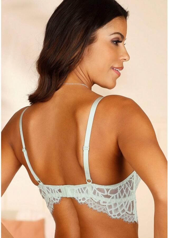 Lascana Bh met steuncups Cara van filigraan kant deels gemaakt van gerecycled materiaal sexy lingerie