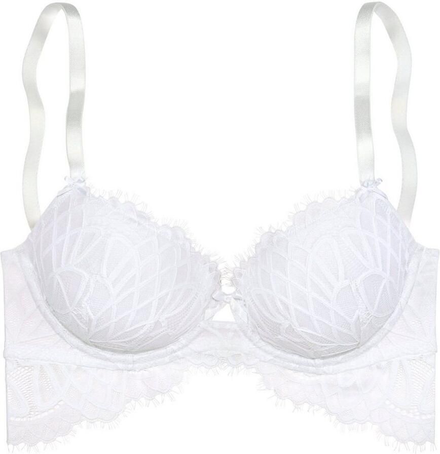 Lascana Bh met steuncups Cara van filigraan kant deels gemaakt van gerecycled materiaal sexy lingerie - Foto 6