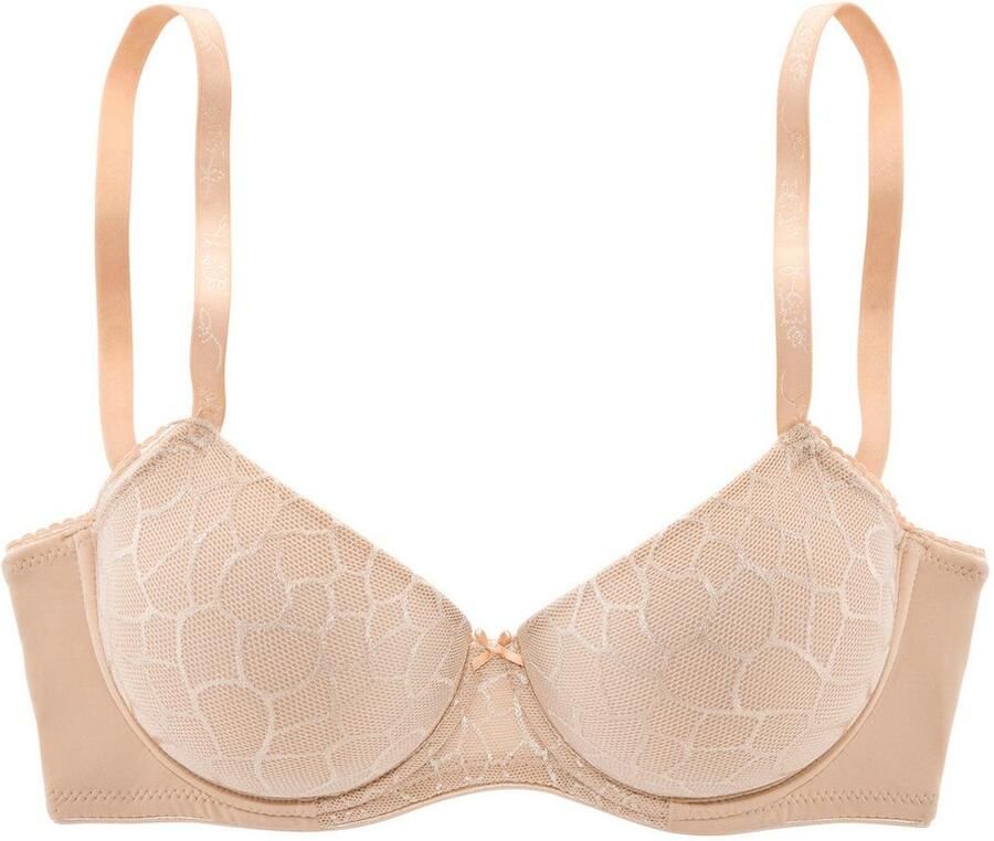 Lascana Bh met steuncups Chiara met grafisch netmotief dessous - Foto 2