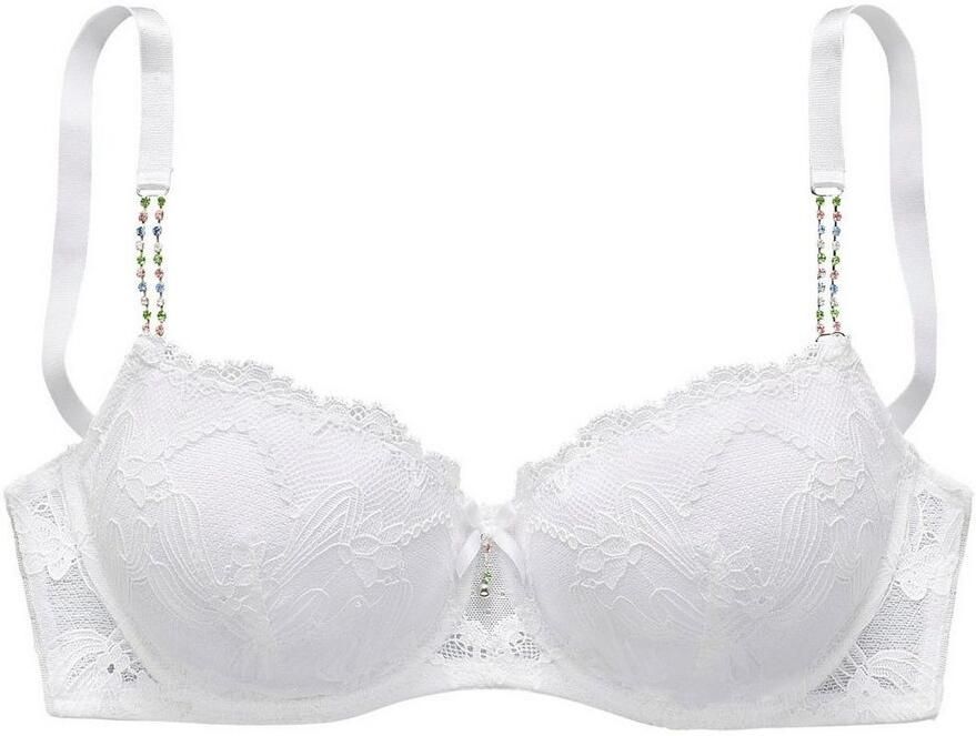 Lascana Bh met steuncups Dalia met elegante stras op de bandjes lingerie