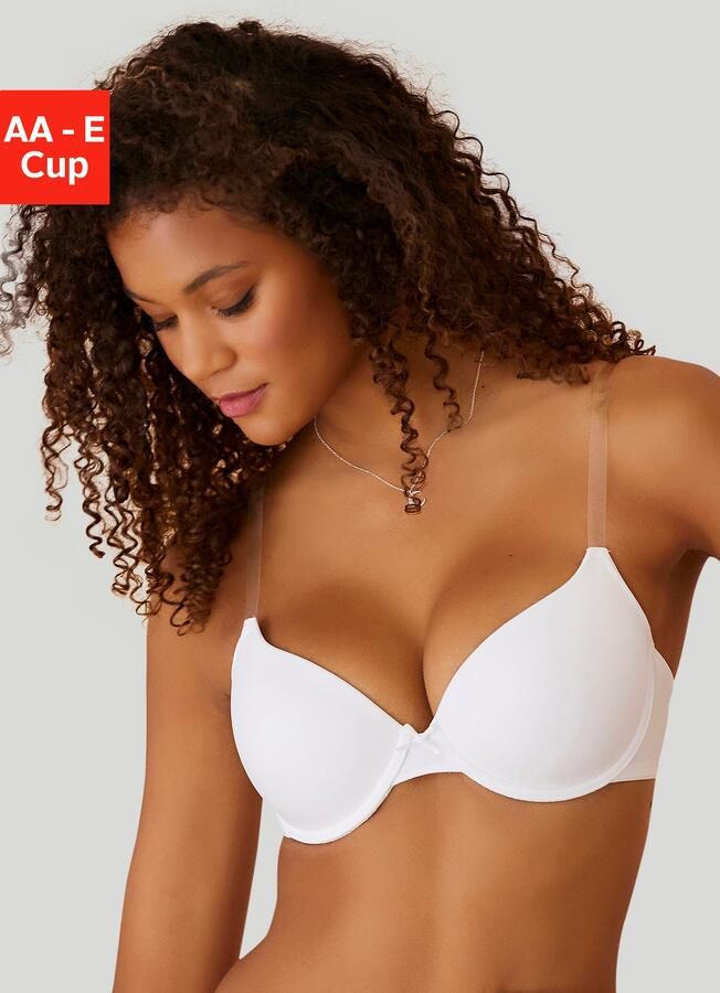 Lascana Bh met steuncups Ela met transparante bandjes perfecte basic met beugels basic lingerie - Foto 5