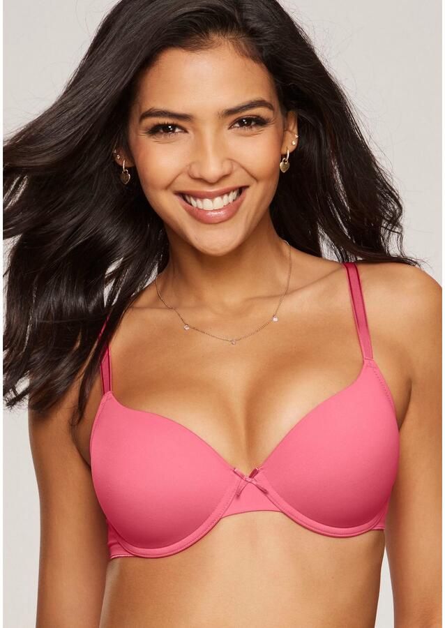 Lascana Bh met steuncups Ela perfect basic met beugel van zijdeachtige microvezel - Foto 2