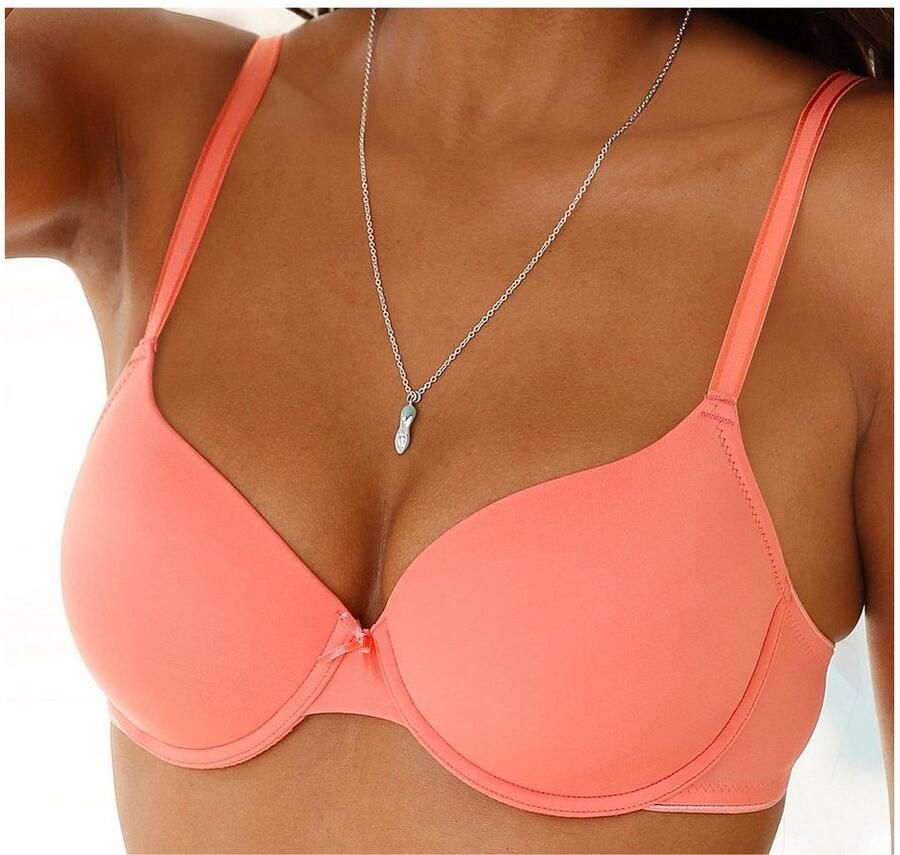 Lascana Bh met steuncups Ela perfect basic met beugel van zijdeachtige microvezel