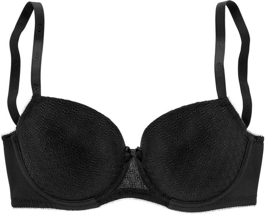 Lascana Bh met steuncups met beugel en grafische kant dessous - Foto 2