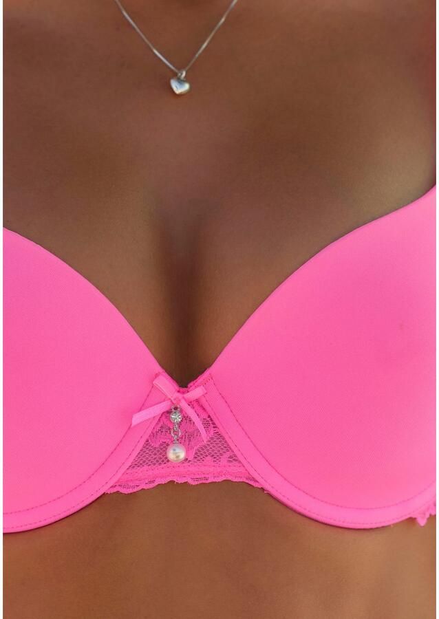 Lascana Bh met steuncups met beugel en mooie kanten rug sexy lingerie - Foto 3