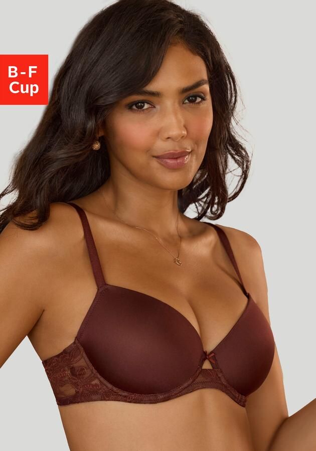Lascana Bh met steuncups met beugel en prachtige kanten rug sexy lingerie - Foto 6