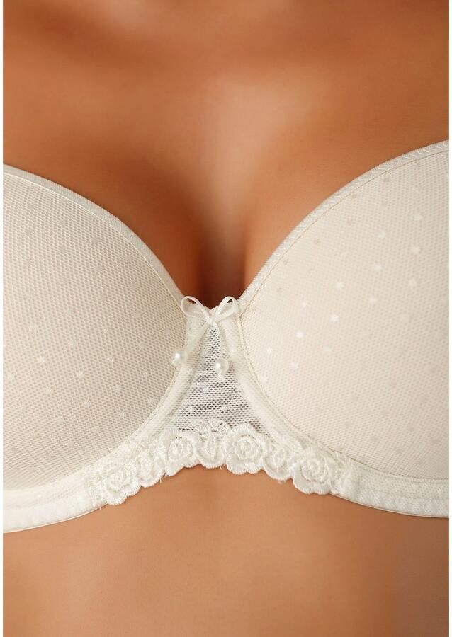 Lascana Bh met steuncups met beugel met gegarneerde bandjes dessous - Foto 4