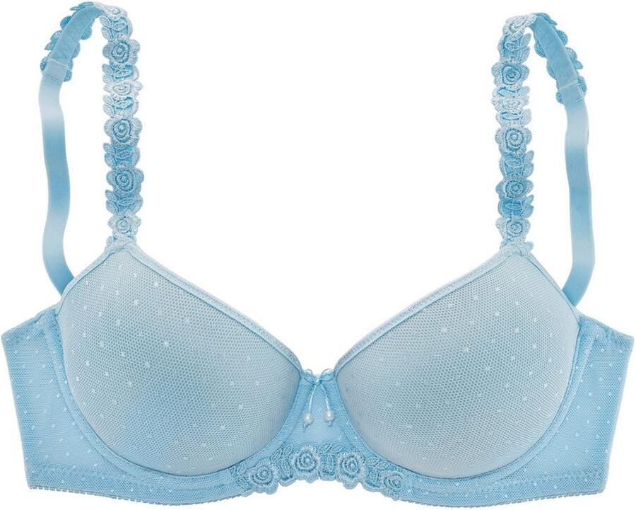 Lascana Bh met steuncups met beugel met gegarneerde bandjes dessous - Foto 3