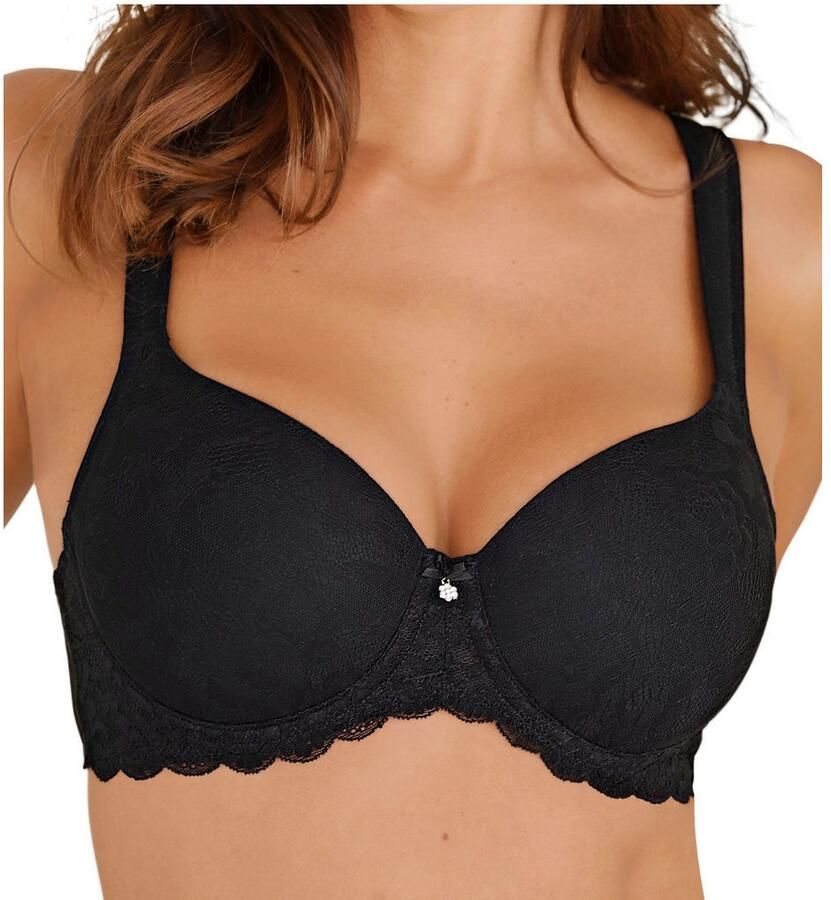 Lascana Bh met steuncups met beugel rondom van edel bloemig kant lingerie