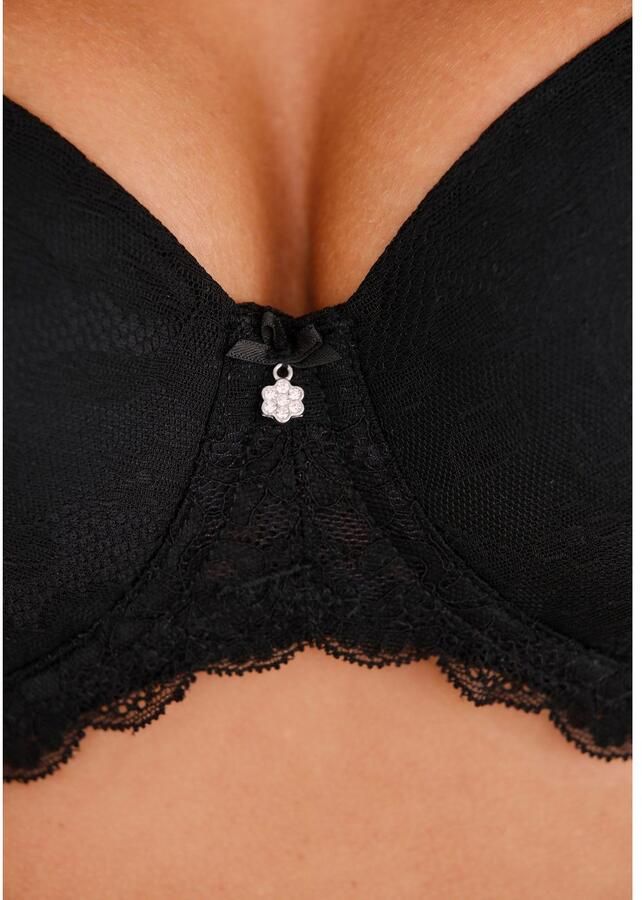 Lascana Bh met steuncups met beugel rondom van edel bloemig kant lingerie - Foto 2