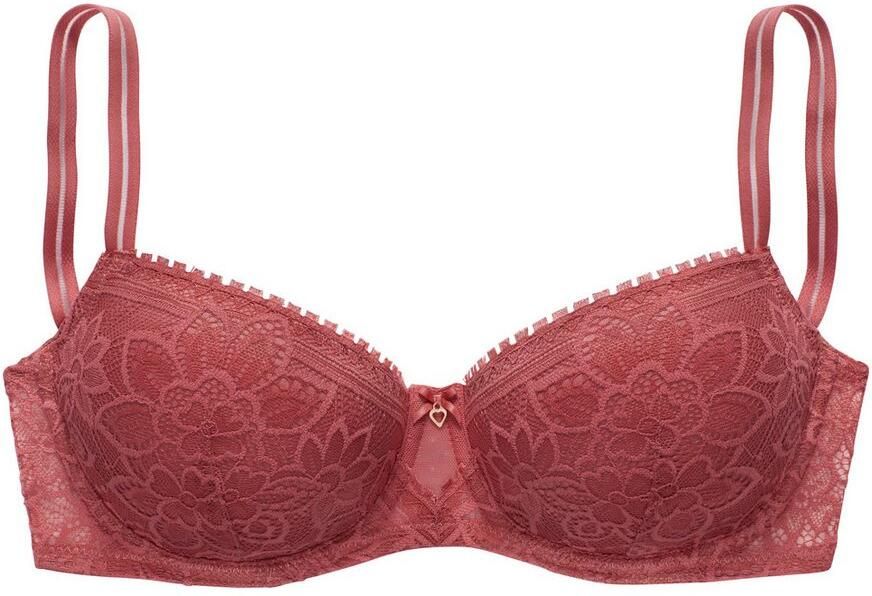 Lascana Bh met steuncups met beugel van bloemige jacquardkant sexy lingerie - Foto 5