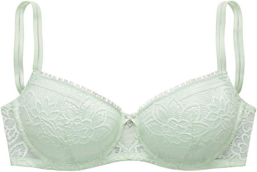 Lascana Bh met steuncups met beugel van bloemige jacquardkant sexy lingerie - Foto 4