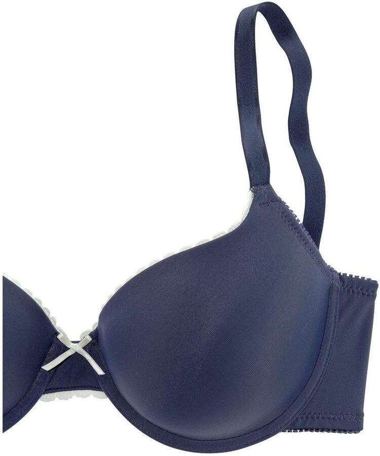 Lascana Bh met steuncups met beugel van zijdeachtige microvezel