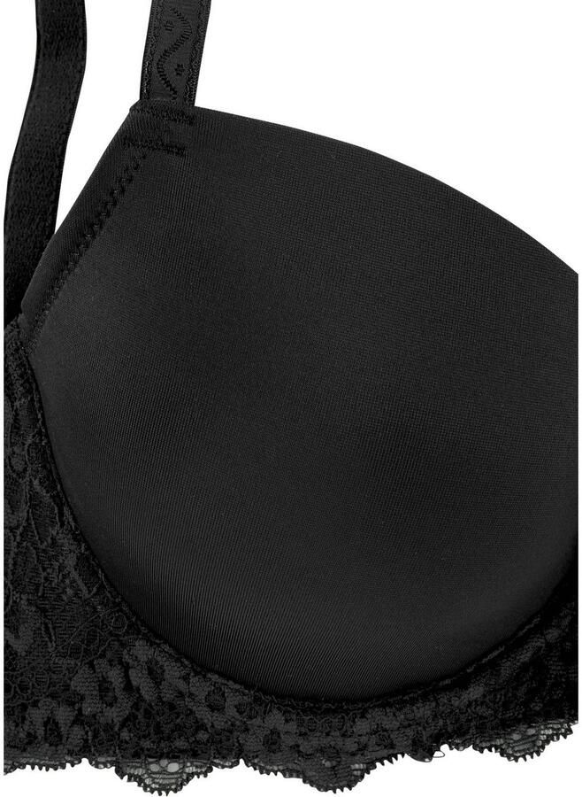 Lascana Bh met steuncups met naadloze cups en leuke kanten achterkant dessous