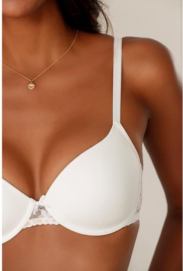 Lascana Bh met steuncups met rug van gebloemde elastische kant dessous - Foto 7
