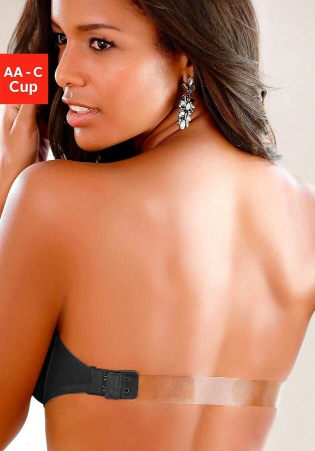 Lascana Bh met steuncups met transparante achterkant en afneembare halternek - Foto 6