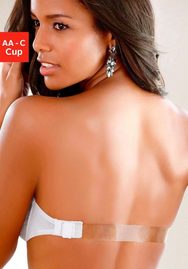 Lascana Bh met steuncups met transparante achterkant en afneembare halternek - Foto 4