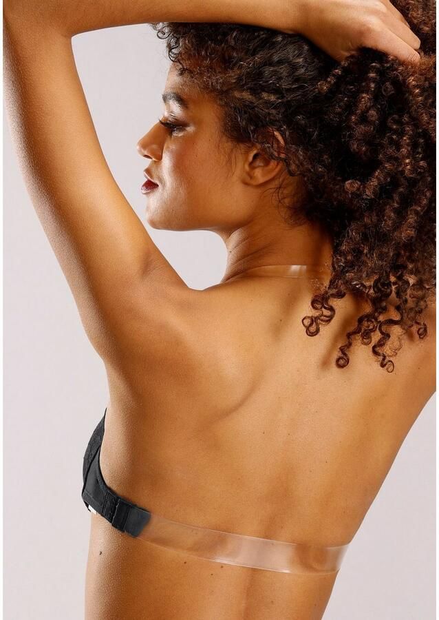 Lascana Bh met steuncups met transparante achterkant en afneembare halternek - Foto 4