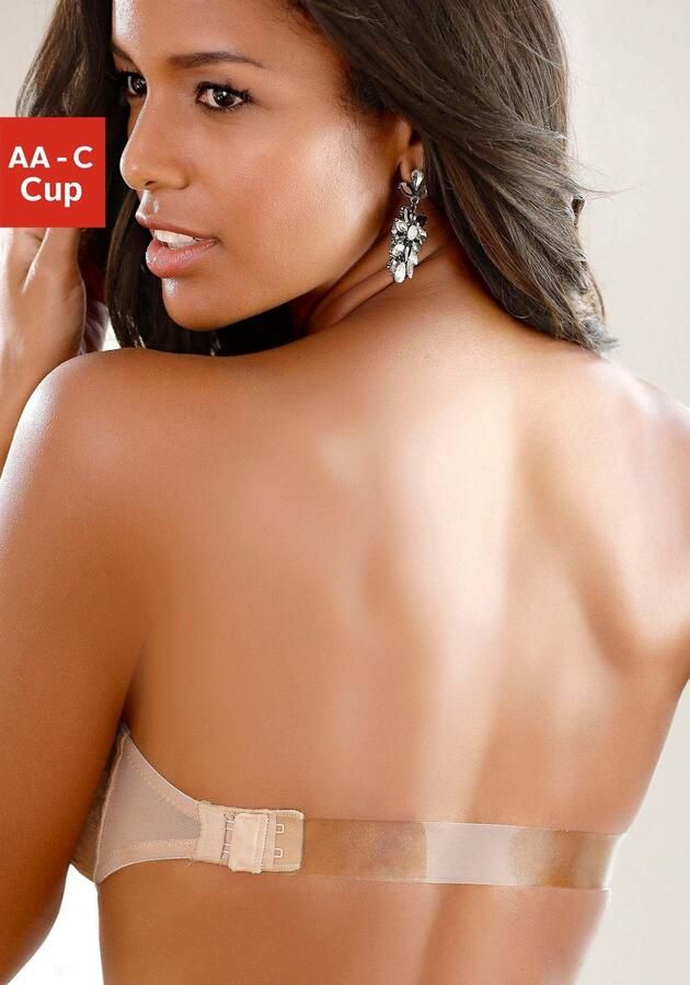 Lascana Bh met steuncups met transparante achterkant en afneembare halternek - Foto 6
