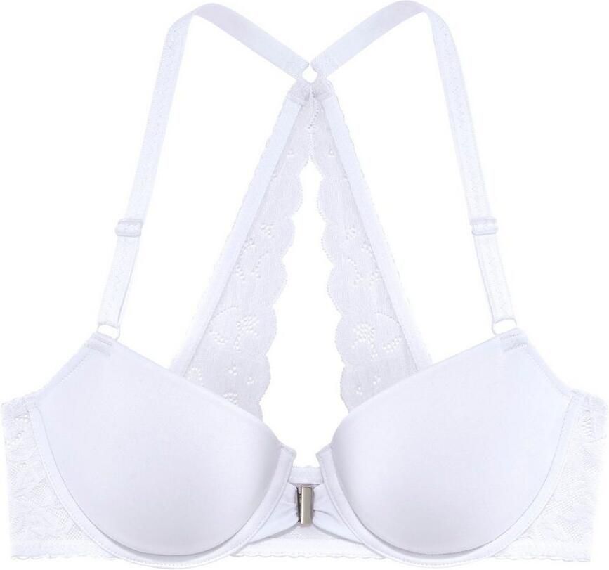 Lascana Bh met steuncups Premium Dessous met prachtige kanten achterkant en voorsluiting ondergoed - Foto 4