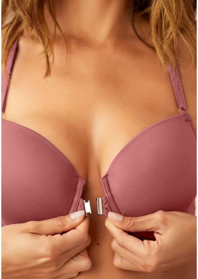 Lascana Bh met steuncups Premium Dessous met prachtige kanten achterkant en voorsluiting ondergoed - Foto 2