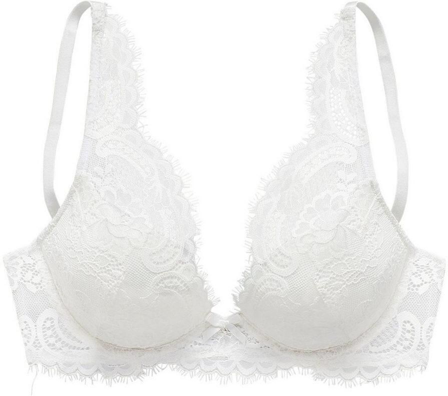 Lascana Bh met steuncups Valentina met gebloemd kant in een high-apex look lingerie - Foto 5