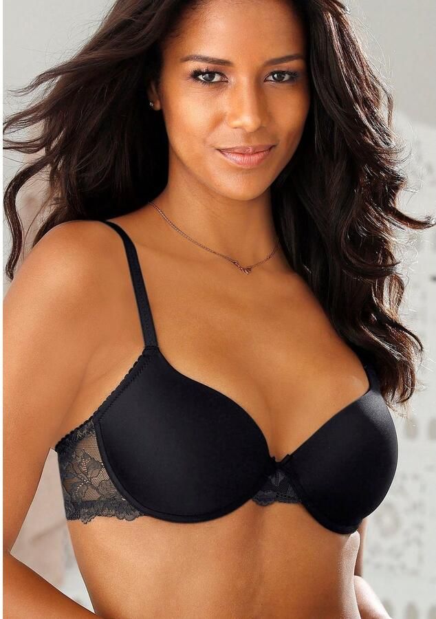 Lascana Bh met steuncups Vittoria met beugel en rug van gebloemde kant - Foto 3