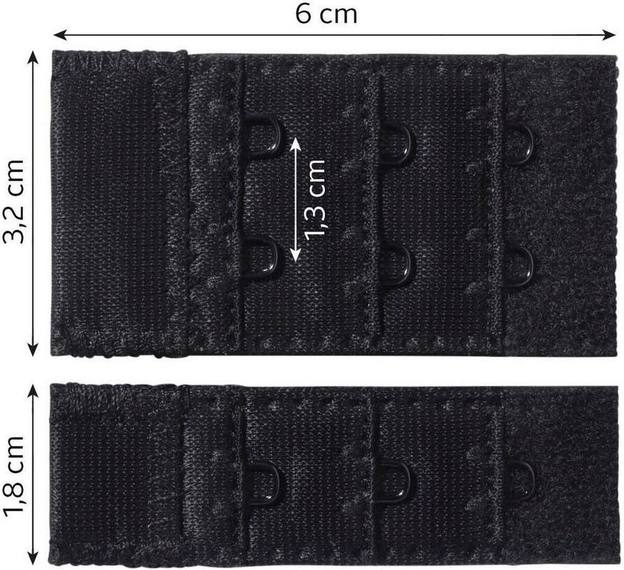 Lascana Bh-verlenging voor 1- en 2-haakssluitingen (6 stuks) - Foto 3