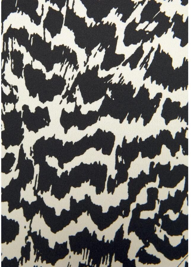 Lascana bikinibroekje met all over print zwart wit - Foto 3