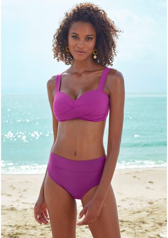 Lascana Bikinibroekje Comfy in hoger model
